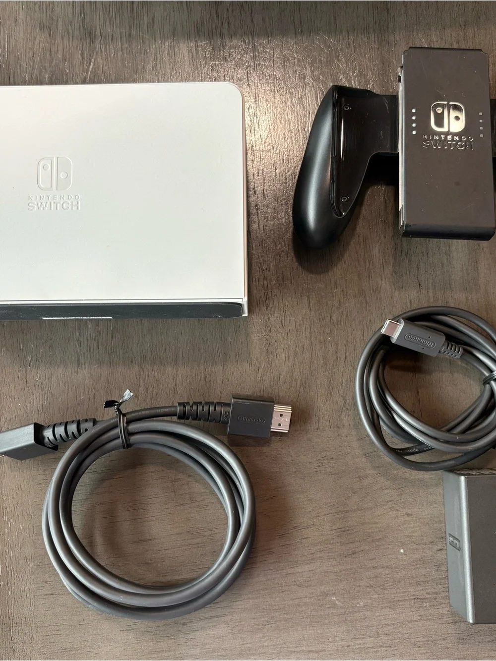 Nintendo Switch OLED White Console with Accessories - White